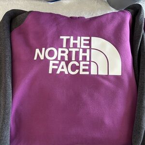 The North Face Women's Purple and Gray Fleece Jacket